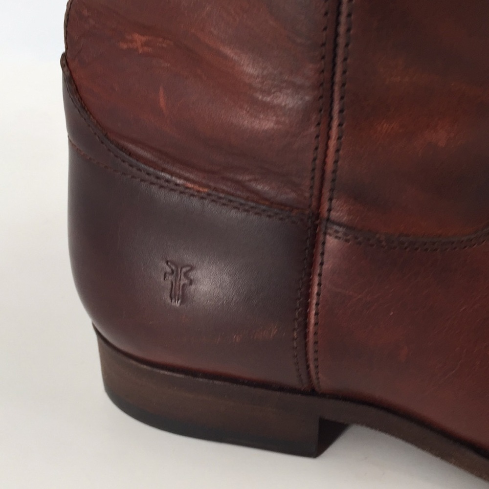 New Frye Melissa Button 2 Boots Redwood 9 - Picture 3 of 12